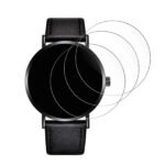 38mm Black Tempered Glass Screen Protector