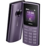 Nokia 105 (Purple) LED Torch Wireless FM Radio