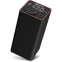 RoyPow 30W PD Portable Charger with 12V 10A Constant Voltage Cigarette Lighter Socket, 86.58Wh USB C Laptop Power Bank, 18W QC & 12V DC Battery Pack