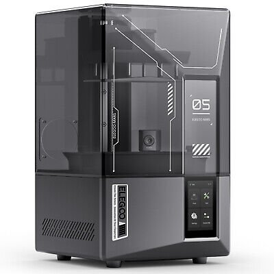 ELEGOO Mars 5 Ultra 3D Printer & 9K Photopolymer Resin (Space Grey) Brand New Sealed