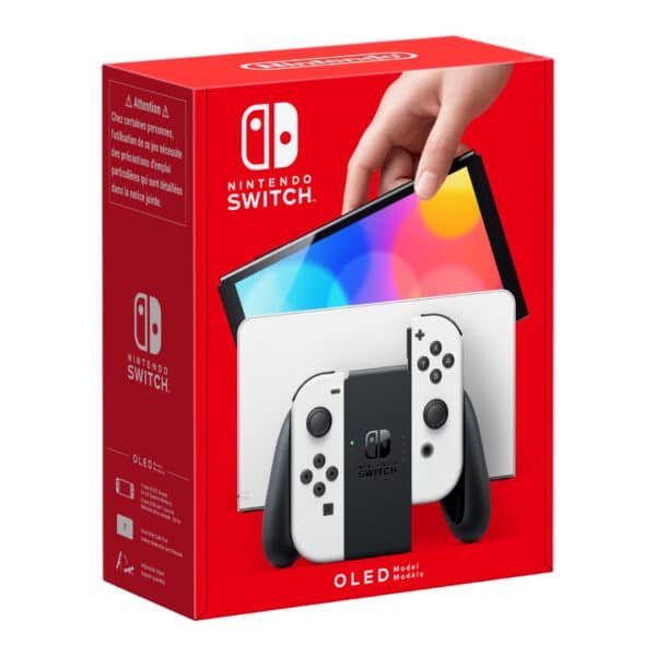 Nintendo Switch OLED 64GB White Joy-Con Refurbished Excellent Condition