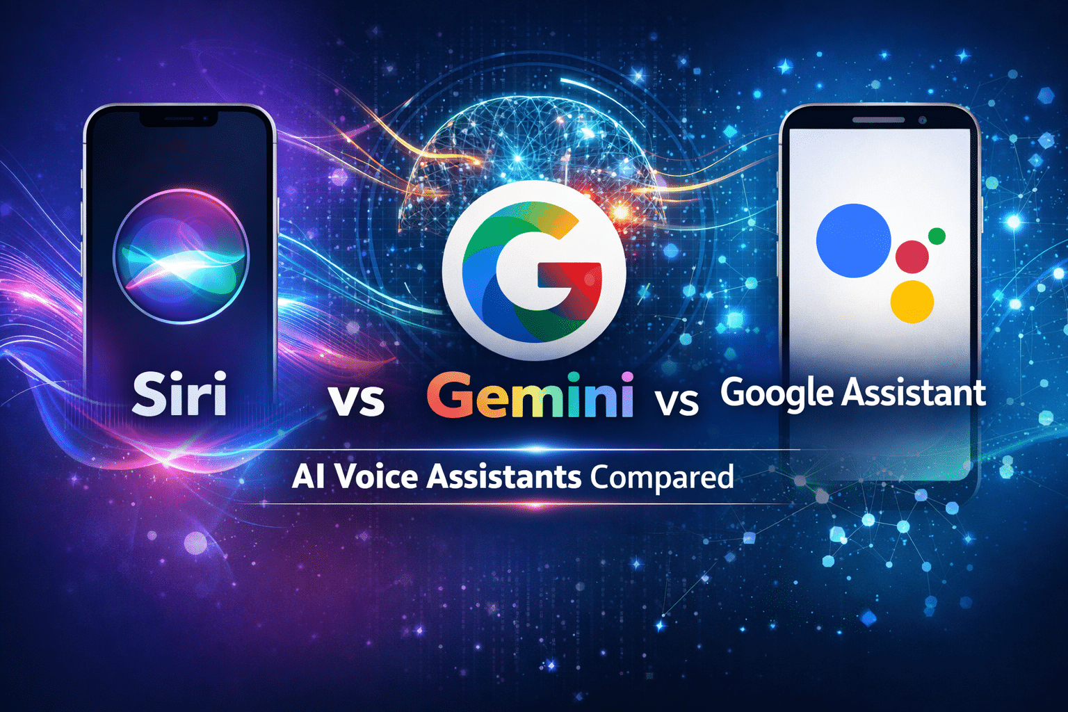AI Voice Assistants Compared: Siri vs Gemini vs Google Assistant
