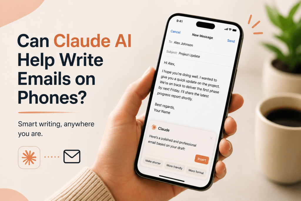 Can Claude AI Help Write Emails on Phones?