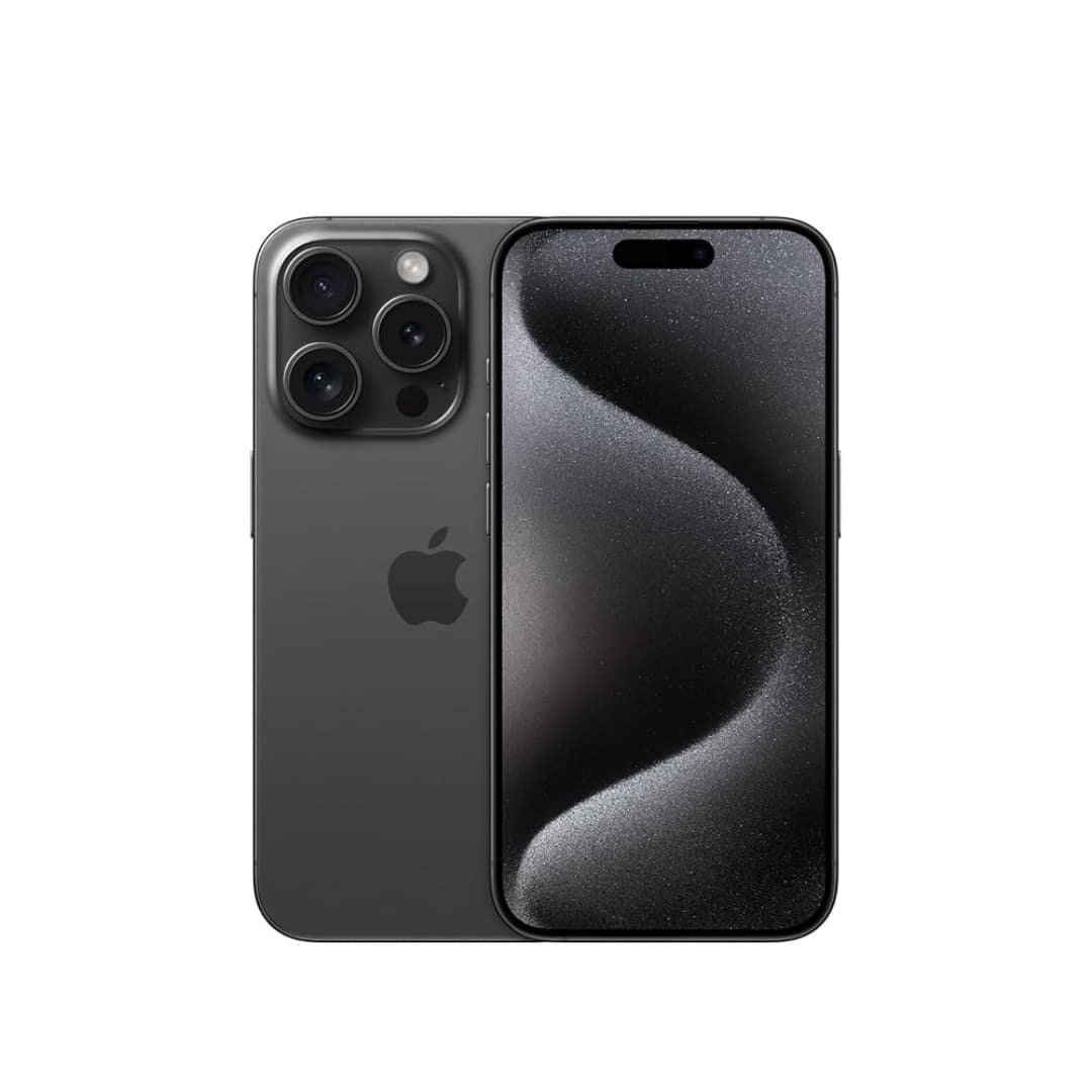 0.80338800 1759308428.jpg Apple iPhone 15 Pro 128GB Black Titanium Refurbished Excellent Condition - Image 1