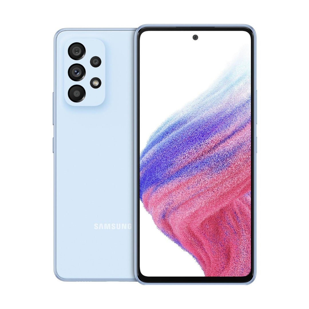 0.94587600 178179576687801665.jpg Samsung Galaxy A53 5G 128GB Blue Refurbished Excellent Condition - Image 1