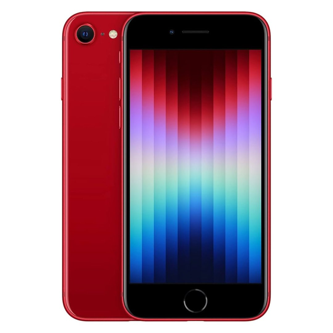 0.03278100 1784137389.jpg Apple iPhone SE 3rd Gen (2022) 64GB Red Used Fair Condition - Image 1
