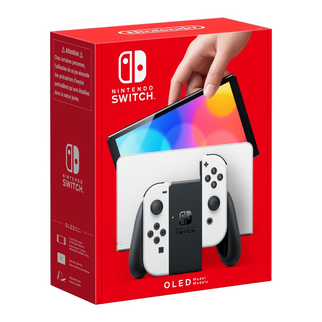 0.20670300 1771947467.jpg Nintendo Switch OLED 64GB White Joy-Con Refurbished Excellent Condition - Image 1