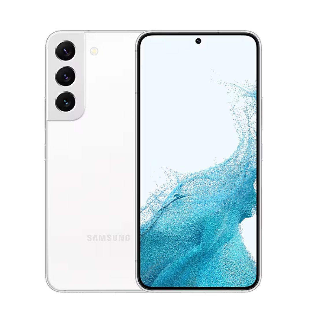0.43827900 178411503787801769.jpg Samsung Galaxy S22 5G 128GB / 4GB RAM White Used Fair Condition - Image 1