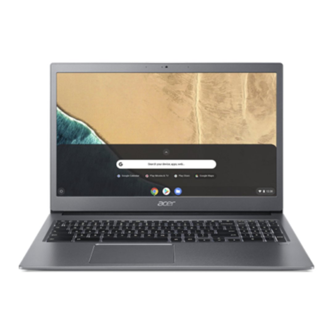 0.62860200 1784628442.jpg ACER Chromebook 715 Intel Pentium CPU 4417U 128GB / 4GB RAM 15.6" Steel Grey Used Good Condition - Image 1