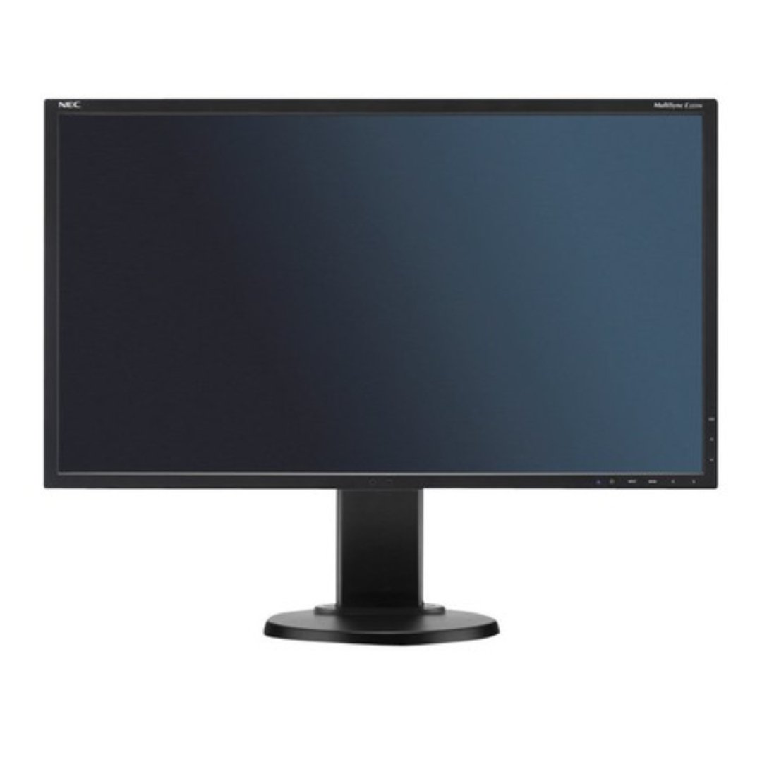 0.87116200 1783532856.jpg NEC MultiSync EA245WMi 24" LED Monitor DVI x1 HDMI x1 DP x1 1920 × 1200 Black Used Fair Condition - Image 1