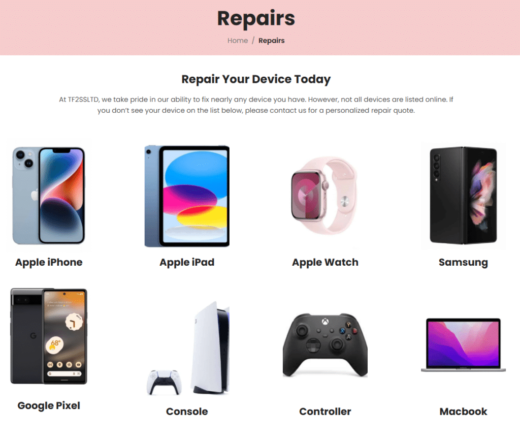 iPhone, Samsung, Repairs, Mobile Tech Repairs