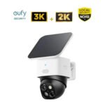 eufy Security SoloCam S340 Dual Cameras 360' 3K White New Sealed