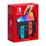 Nintendo Switch OLED 64GB Red & Blue Used Good Condition
