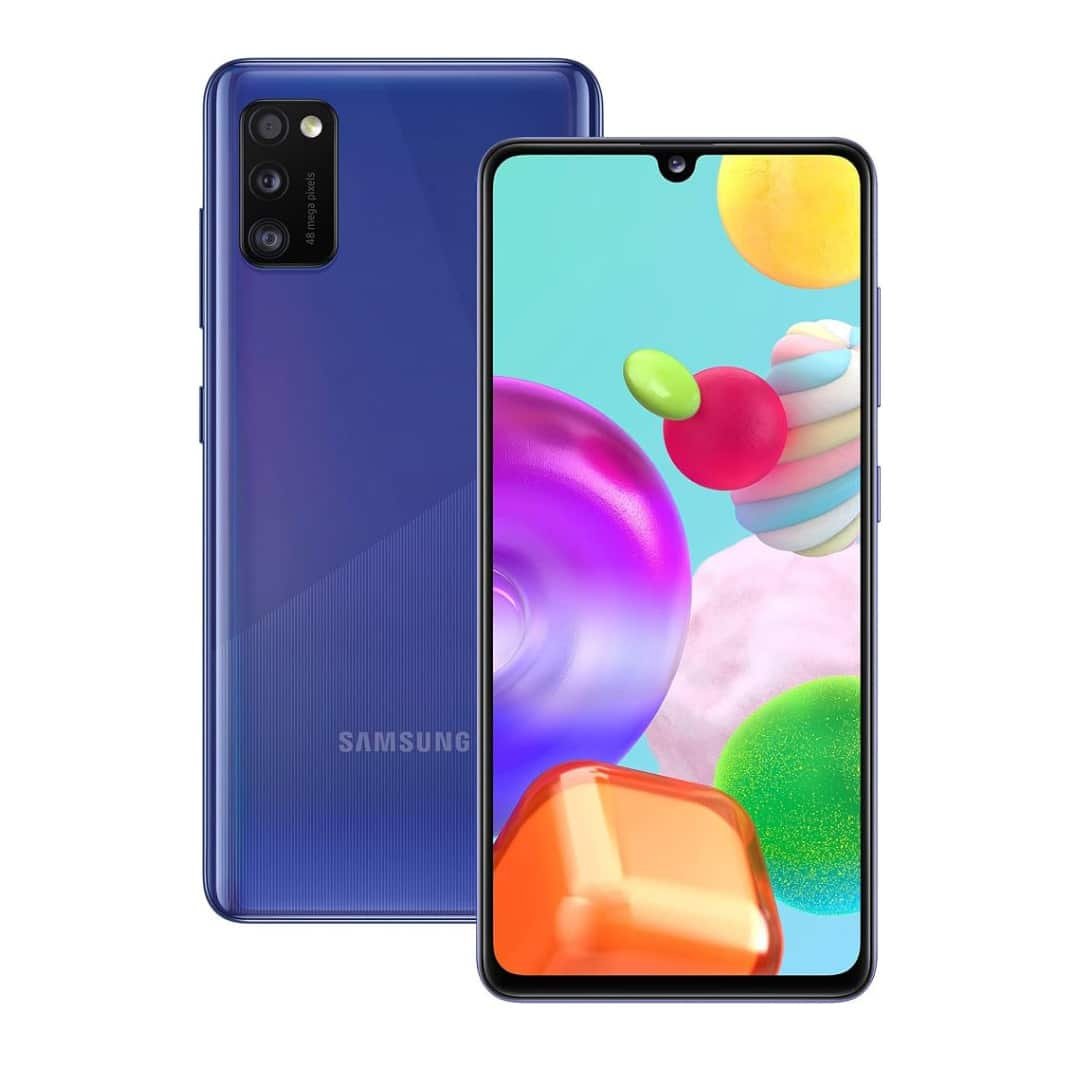 0.58038700 1790189250.jpg Samsung Galaxy A41 64GB / 4GB RAM Blue Refurbished Good Condition - Image 1